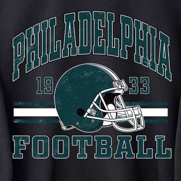 Philadelphia Football Retro Style Crewneck Sweatshirt 166 - Picture 2 of 5